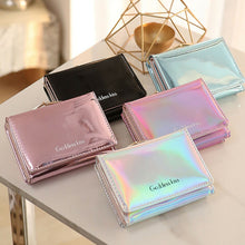 Load image into Gallery viewer, New Women Laser Small Wallets Ladies Leather