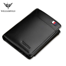 Load image into Gallery viewer, WILLIAMPOLO Luxury Brand Hight Genuine Leather Men Wallet