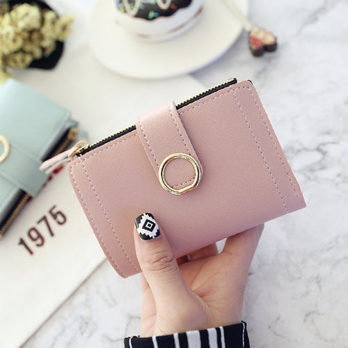Women Wallets Small Fashion Brand Leather
