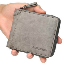 Load image into Gallery viewer, Mens Leather Wallet Men Business ID Card Holder